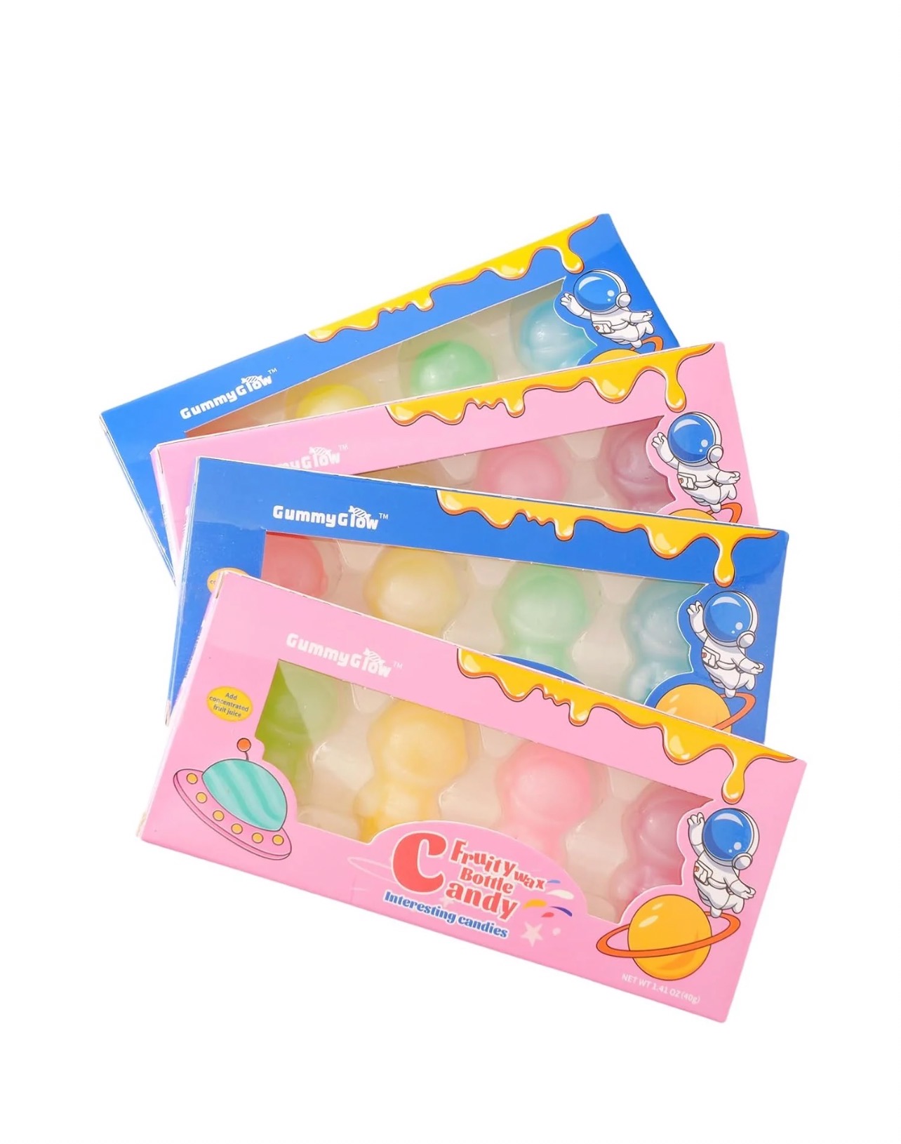 Wax candy packaging showcase